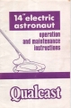 Qualcast 14" Electric Astronaut Operation and Maintenance